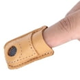 thumbnail image 4 of Sewing Finger Sleeve, Knitting Fingertip Protector Leather Embroidery  For Mothers For Sewing For Sisters For Friends Large,Medium,Small, 4 of 8