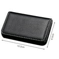 thumbnail image 5 of sunsanly Faux Leather Business Card Holder with Magnetic Closure Slim Compact Size Portable Business Card Carrier Name Card Organizer, 5 of 8