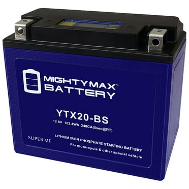 YTX20-BS Lithium Replacement Battery compatible with Arctic Cat 700 Bearcat Pantera 3000 16-17