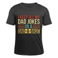 thumbnail image 4 of Dad Shirts For Men I Keep All My Dad Jokes In A Dad A Base Shirt Dad Shirt For Dad Mens T Shirts Graphic Men T Shirts V Neck V Neck T Shirts Mens Slim Fit T Shirts for Men Heavy T Shirt Big Men T, 4 of 5