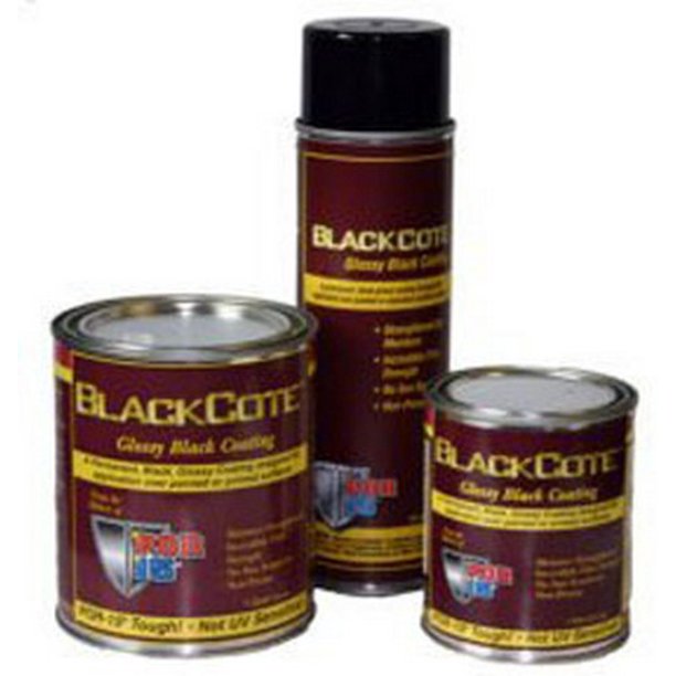 POR15 45804 Top Coat, Gloss Black, Quart