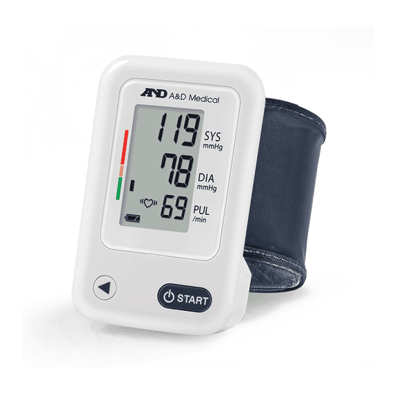 A&D Medical Blood Pressure Monitor, Wrist, Digital, Heart Rate Detection (UB-525)