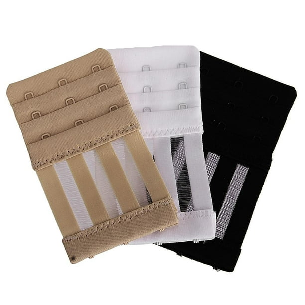 3pcs/set Elastic Bra Extender Strap With 3 Rows And 4 Hooks, Soft And  Comfortable Bra Band, Bra Accessories For Women