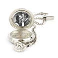thumbnail image 4 of Weddingstar Montre Mécanique de Poche Argentée avec Insert Photo et Porte-Bébé - Vierge, 4 of 5
