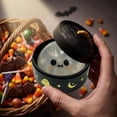 thumbnail image 3 of Halloween Dumpling Squishy Bun with Steamer Slow Rising Squeeze Toy Soft Mystery Squishy for Stress Relief Novelty Fun Fidget Sensory Toy, 2 Inch, 3 of 5