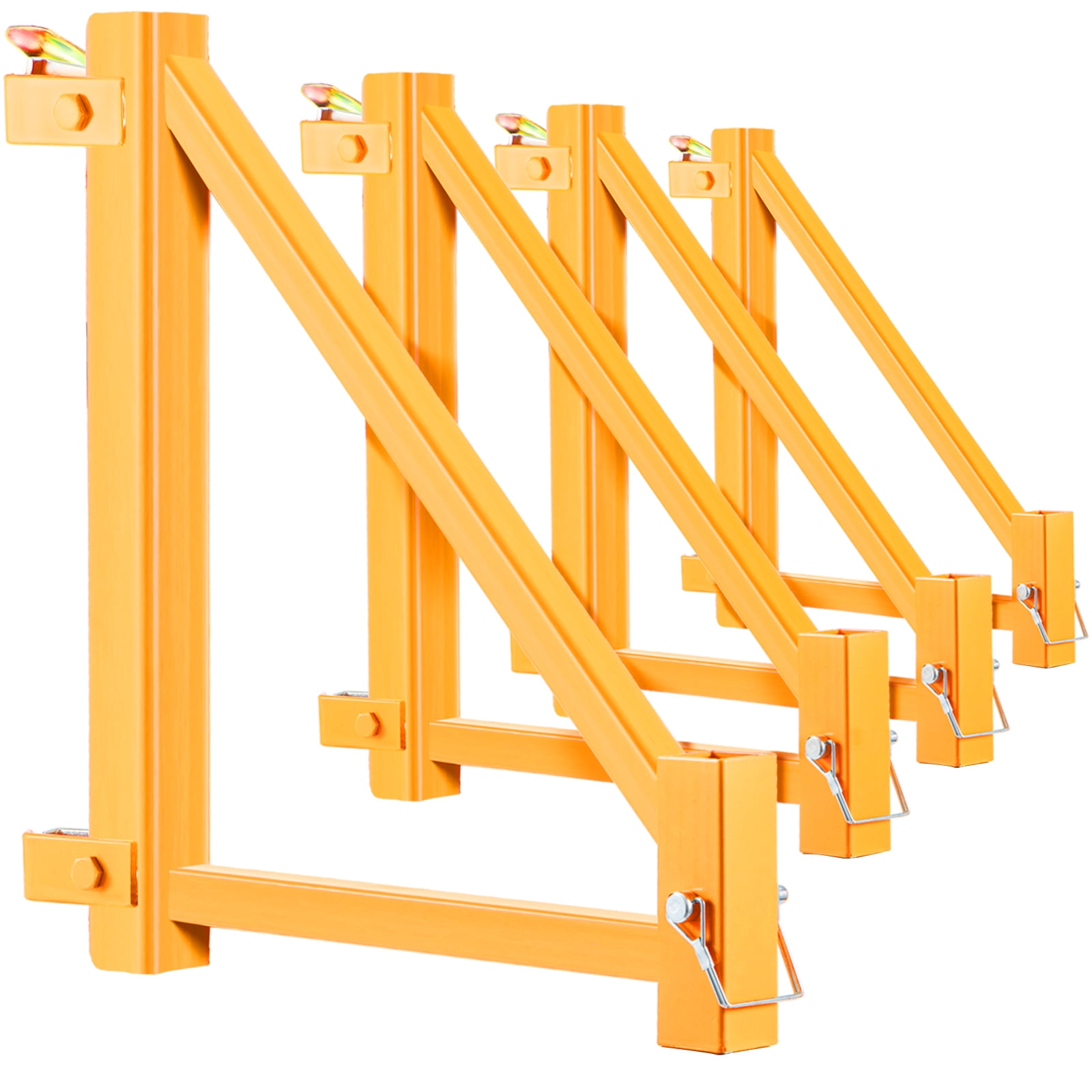 Details about   SCAFFOLDING 18FT SET W/HATCH PLATFORMS Outriggers Painting Drywall Guard Rail 
