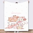 thumbnail image 1 of 3D Printing, Cartoon Soft Double Flannel Blanket, Super Soft Blanket, Suitable For Living Room, Sofa, 1 of 3