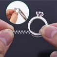thumbnail image 4 of Invisible Ring Size Adjuster for Loose Rings, Clear Silicone Ring Guard, Ring Sizer, Jewelry Spacer, Soft Spiral Ring Tightener Set, 4 Sizes Fit for Any Rings, 4inch 10cm, 16PCS, 4 of 5