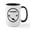 White/Black Inside, variant on CafePress - Empty Patience Gauge - 15 oz Ceramic Large White Novelty Mug