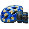 Pokeman Pikachu Child's Bike Helmet, Knee Pads and Elbow Pads - Value Pack