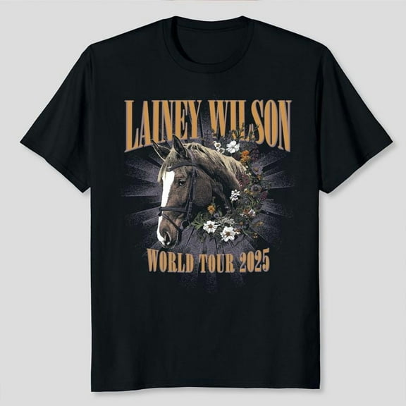 Lainey Wilson - 2025 Tour T-Shirt Unisex, Sizes S-5XL, Tbun