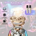 thumbnail image 2 of Wireless Karaoke Machine with Dual Wireless Microphones, Portable Bluetooth Karaoke Speaker for Home Parties, Family Entertainment & Outdoor Fun, 2 of 7