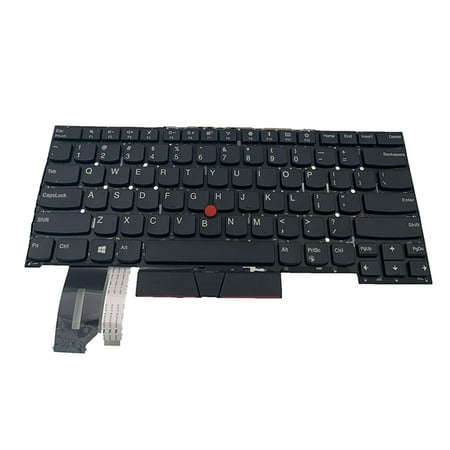 

OOKWE US English Keyboard With Pointer Compatible with LenovoThinkPad T490S T495S T14S