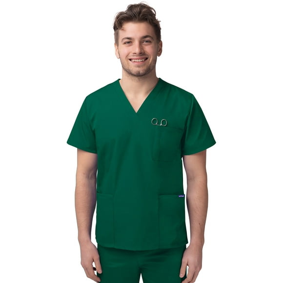 Sivvan Unisex V-Neck 3 Pocket Scrub Top (Available in 15 Colors)