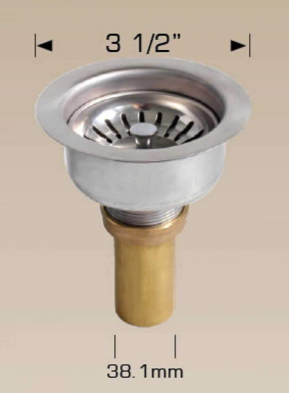 American Imaginations 3.5-in. W Kitchen Sink Strainer AI-34440