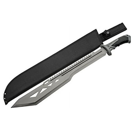 China Made Macho Machete Satin Fixed Blade Knife 25in Overall 19.25in Satin Sa