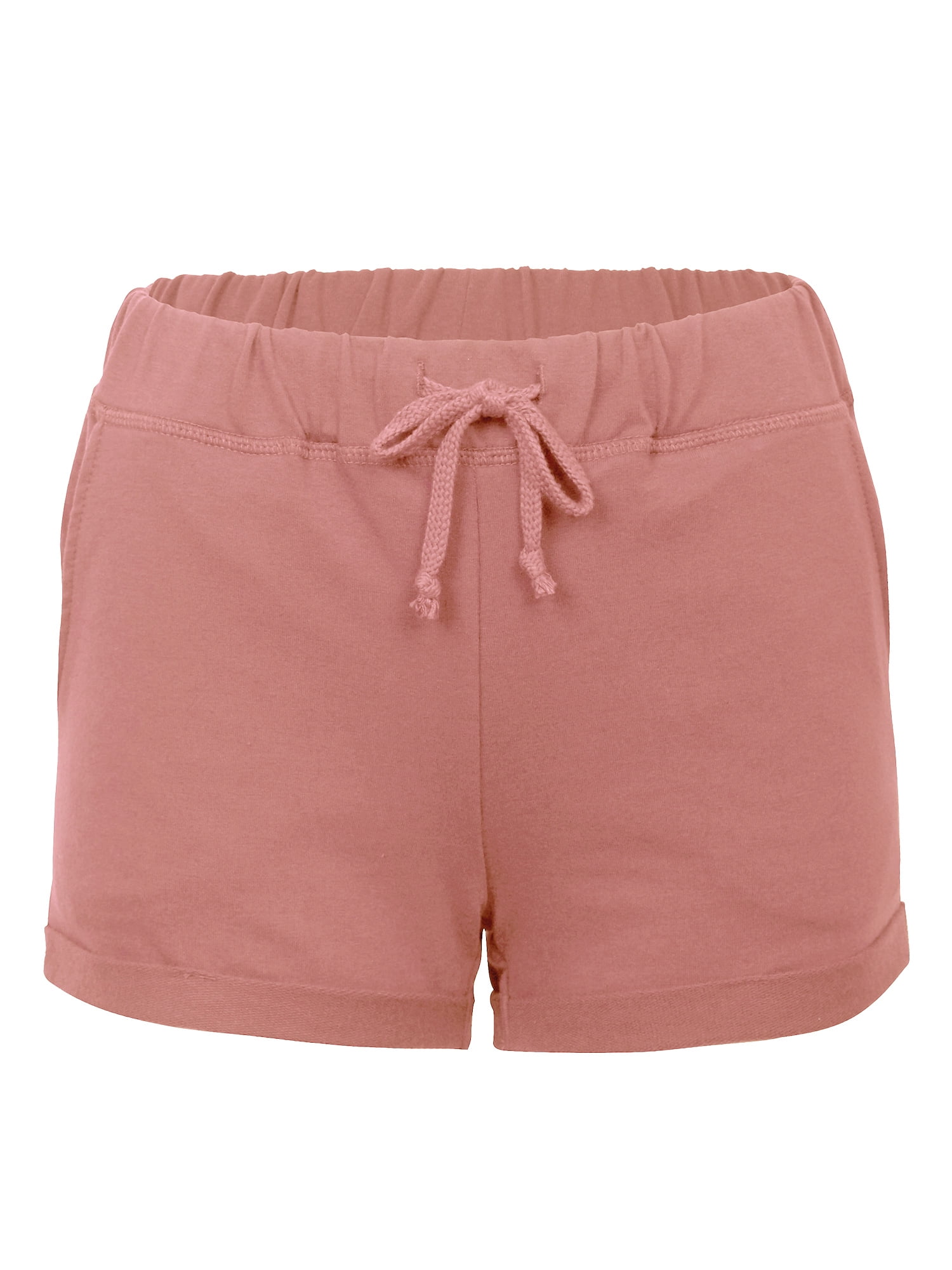 KOGMO Womens Casual Summer Comfy Cotton Shorts With Elastic Waist Band