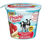 Prairie Farms White Chocolate Raspberry Original Yogurt, 6 oz