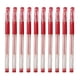 thumbnail image 1 of 10 piezas de 0.5 mm Bolígrafo Zulema Bolígrafos rojo Gel de punta fina, 1 of 7
