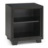 Stackable Storage Unit - Open Unit with Shelf, Black