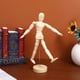 thumbnail image 3 of Figura de dibujo de Maniquí de madera, modelo de figura de acción móvil, figura de madera Posable, estatua, maniquí de artista, maniquí de madera para pintar, 3 of 8