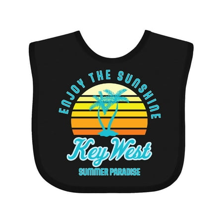 

Inktastic Enjoy the Sunshine Key West Summer Paradise Gift Baby Boy or Baby Girl Bib