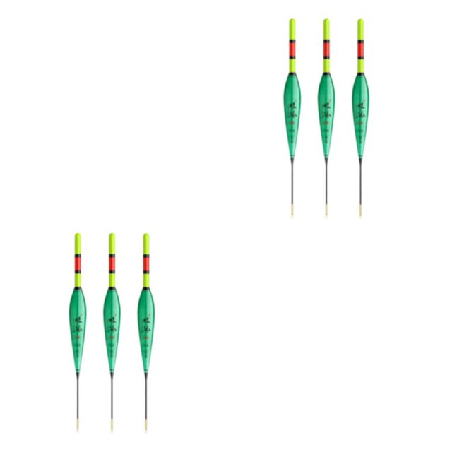 ZheElen 3piece Fishing Float With LED Lights Good Visibility And Stability For Night 10 g floatability Three color changes 2Set