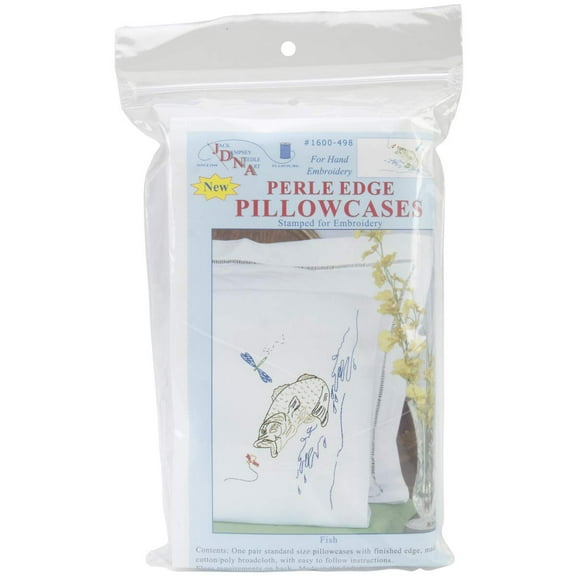 Jack Dempsey Pillowcase Perle Fish