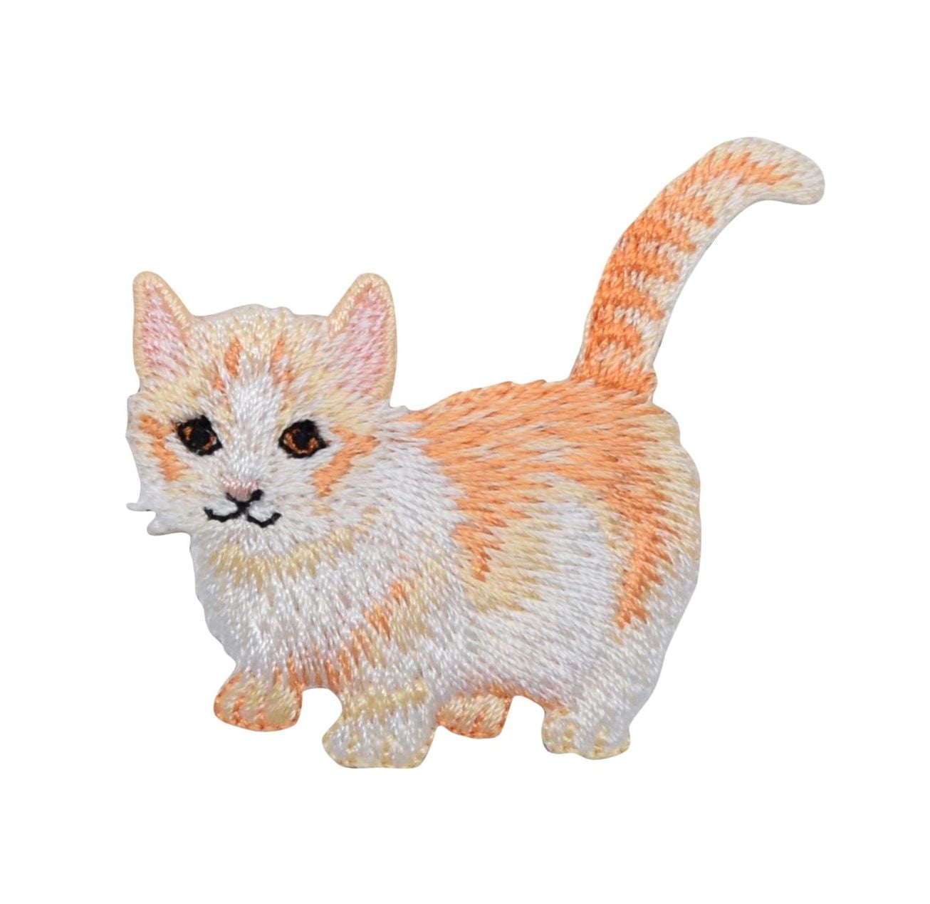 ID 3033 Tabby Cat Playing Patch Kitten Kitty Cute Embroidered Iron On Applique 