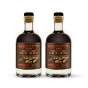 Beckett's '27 | COFFEE LIQUEUR | Non-Alcoholic Spirits for Cocktails & Mocktails | Distilled Botanicals | Gluten-Free NA Liquor | 375 ml Bottle (Pack of 2)