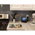 thumbnail image 3 of Golden Retriever Cozy Christmas Glass Cutting Board Large 12 in x 15 in, 3 of 5