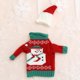 thumbnail image 3 of Funda tipo bolsa para botella de vino para Snowmen decoración de Ehuebsd banquete de Navidad para el hogar mesa de fiesta de cena decoración de Año Nuevo, 3 of 5