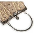 thumbnail image 5 of Kwuty Womens Vintage Floral Beaded Rhinestone Embroidery Clutch Sequin Crossbody Bag Evening Handbag for Bridal Wedding Party Prom, 5 of 7