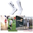 thumbnail image 4 of Tignapoo LIXADA 3-Pack Round Silicone Soccer Socks in Black/White/Red/Blue, Size 39-46, Polyester Fiber, Compact Packaging, 4 of 6