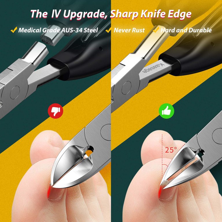 Kaasage Professional Thick or Ingrown Toenail Clippers