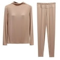 thumbnail image 2 of Bovxnpu Pajamas for Women Set Loungewear Set, Womens Fall Winter 2 Piece Pajama Sets Long Sleeve Pullover Soft Padded Pajamas Top and Long Pajama Pants, 2 of 3