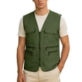 thumbnail image 3 of Versatile Everyday Unisex Pocket Work Vest for Daily Casual Wear with Solid Design and Practical Front Pockets, 3 of 4