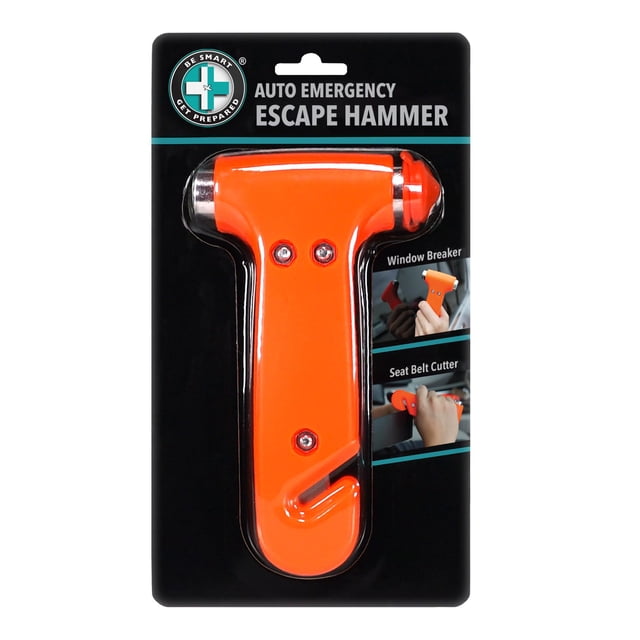 Martillo de escape automático de emergencia Be Smart Get Prepárate 3 en 1