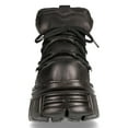 thumbnail image 4 of NEW ROCK 106N-S52 TOWER SHOES Metallic Black Leather Biker Punk Gothic Boots 41, 4 of 6