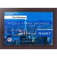 thumbnail image 3 of ArtToFrames 15.4x10.7 Inch - 39x27 CM Red Puzzle Frame for 300 piece Puzzles.1.25 Inch Custom Wood Puzzle Frames, Cherry - Comes with Regular Glass, 3 of 6