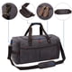 thumbnail image 5 of Bolsa de viaje S-ZONE 65L de lona expansible, gris, 5 of 8