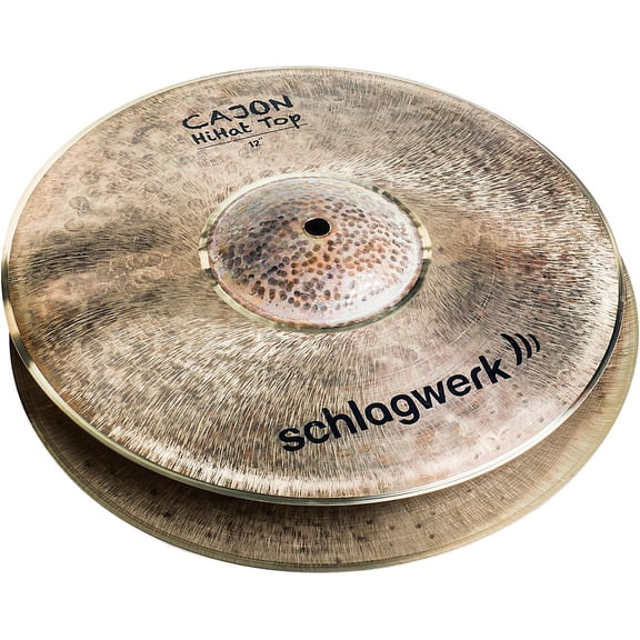 SCHLAGWERK Cajon Hi-Hat Cymbals 12 in.