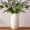 L-antique Off White, variant on Ceramic Flower Vase 7.6 Inch Farmhouse Rustic Terracotta Pottery Vase Decorative Home Decor Table Mantle Fireplace Living Room Bathroom Wedding Centerpiece