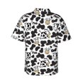 thumbnail image 3 of Daiia Cow Hawaiian Shirt for Men Gentle Cotton Regular Short Sleeve Casual-Large, 3 of 9