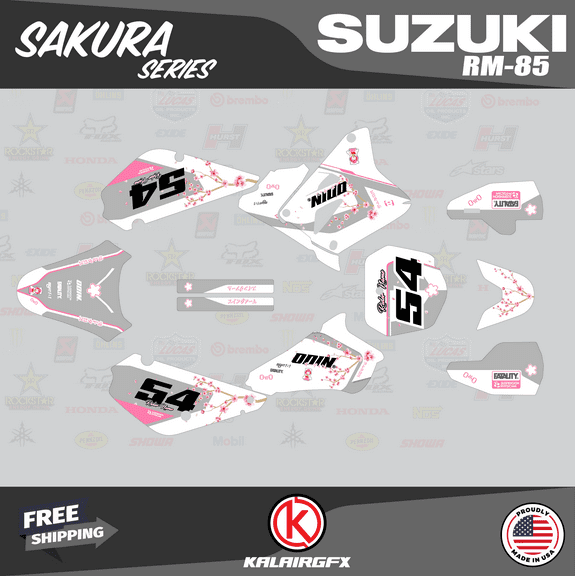 Kalair GFX Graphics Kit for Suzuki RM85 (2005-2023) Sakura Series