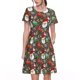 thumbnail image 1 of Easygdp Merry Christmas para Vestido Transpirable de Mujer, Vestido Suelto de Manga Corta con Pliegues y Bolsillos para el Verano, 1 of 6