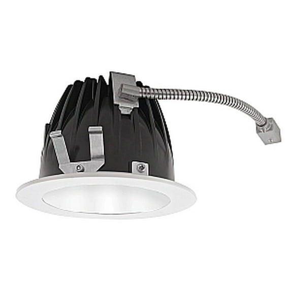 RAB Lighting FINISHING 6in Round 3500K LED 80 DEGREES WHITE CONE WHITE RING NC TRIM MODULE DOWNLIGHT