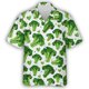 thumbnail image 3 of Camisa hawaiana con estampado 3D de pimientos, tomates y zanahorias para hombre, blusas hawaianas con estampado de verduras verdes, blusas informales con solapa, 3 of 5