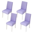thumbnail image 1 of Dining Room Chair Covers Set of 4, Stretch Solid Color Chair Slipcovers Removable Chair Protector Cover for Hotel, Ceremony, 1 of 5
