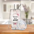 thumbnail image 4 of Aunt Tumbler Best Aunt Ever Gifts for Women’s Day Birthday Valentine Mother''s Day Valentine''s Day Travel Mug Stainless Steel Tumbler 20 Oz, 4 of 6